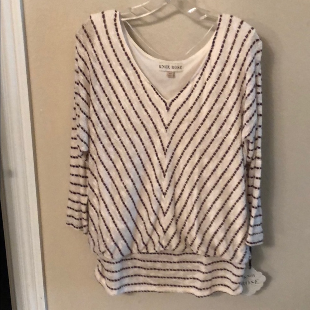 Knox Rose Shell Stripe